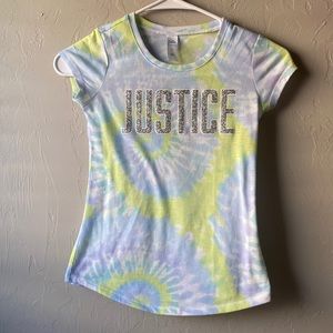 Justice tee - size 7